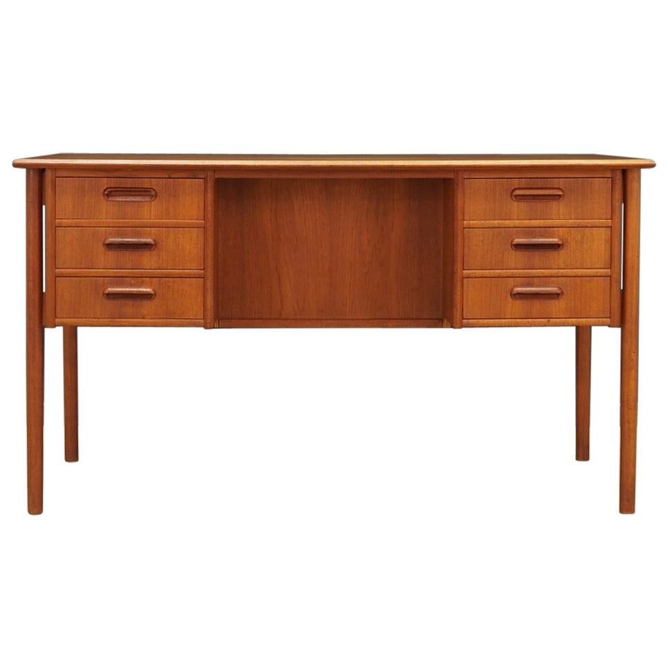 Classic Teak Desk Danish Design, 1960-1970