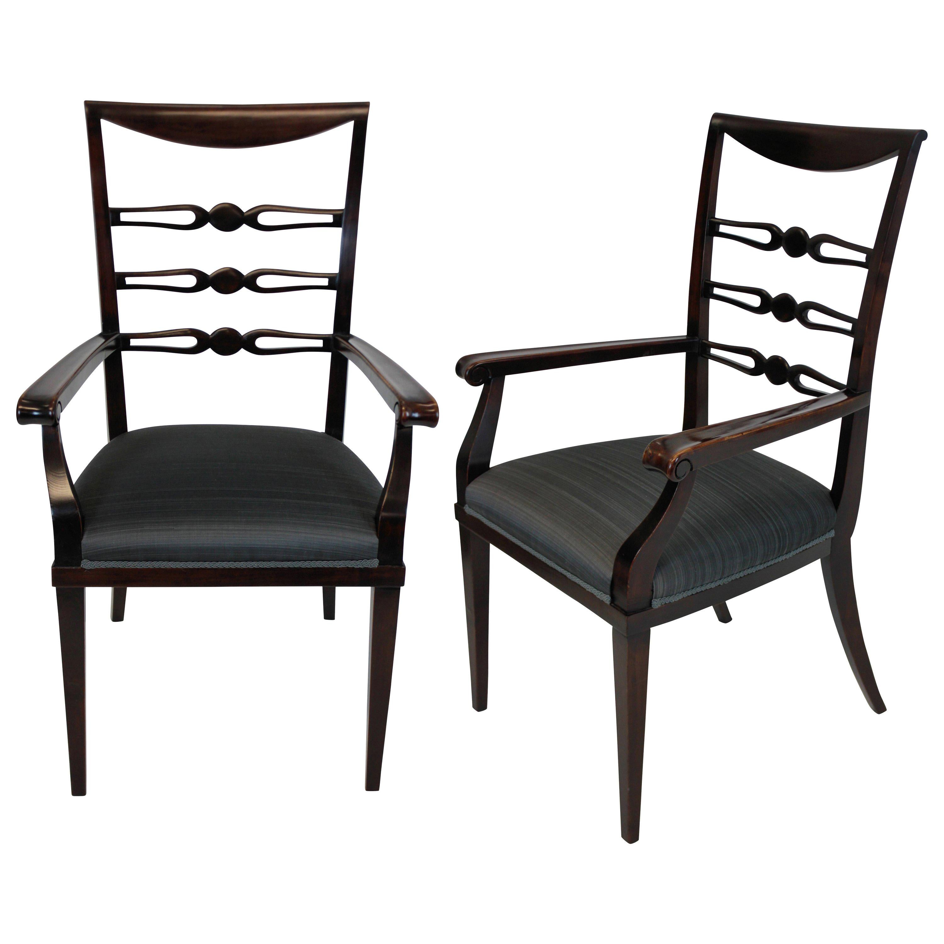 Pair of Fine Armchairs by Paolo Buffa