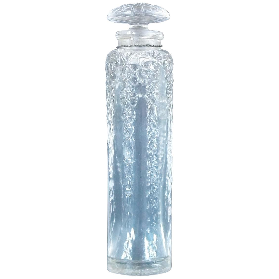 Rene Lalique Frosted Glass 'Chypre' Perfume Bottle