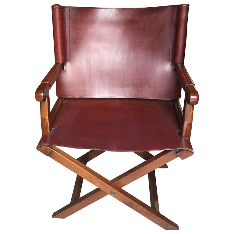 Folding Napoleon Armchair from Maison Grange, 1990s at 1stDibs