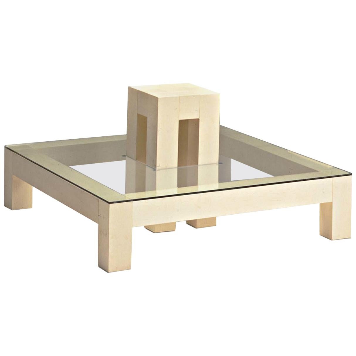 Brunelleschi Low Table with Four Stools