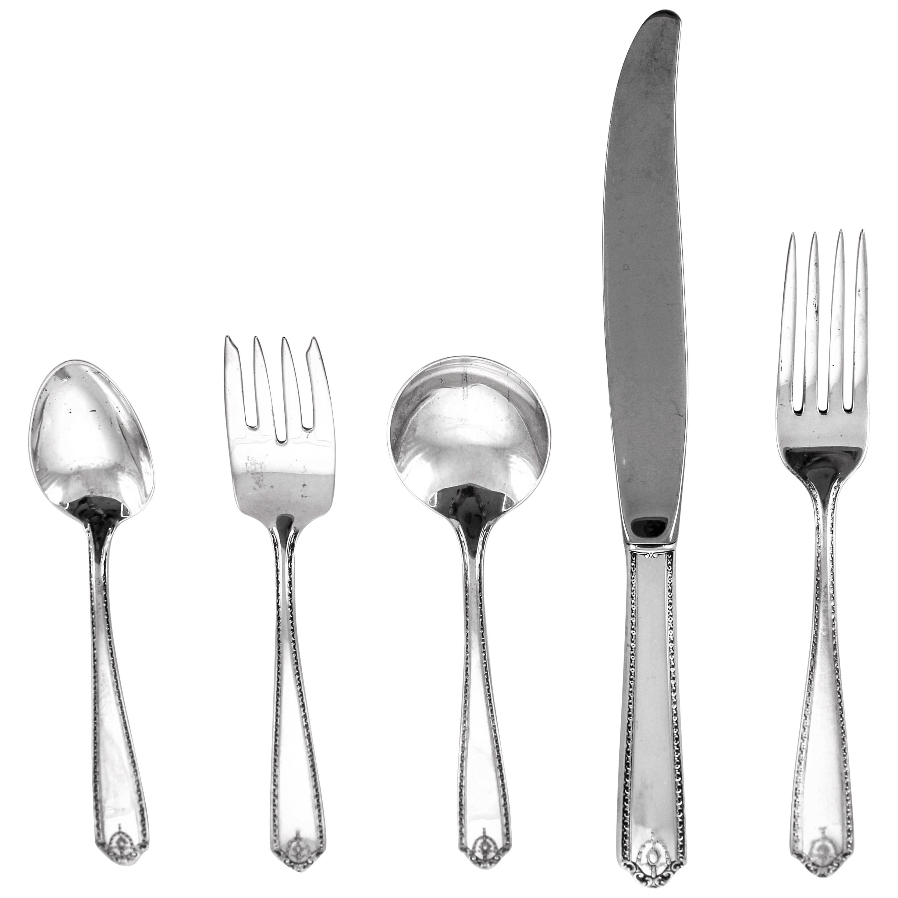 Sterling Flatware '5 Piece Setting Service for 24'