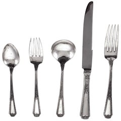 Sterling Flatware Service for 18/5 piece Setting