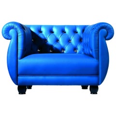 Armchair Chesterfield Design Anna Gili chesterfield Armchair in Leather