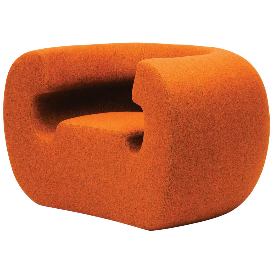 Sillón Gufram Roxanne naranja melange by Michael Young