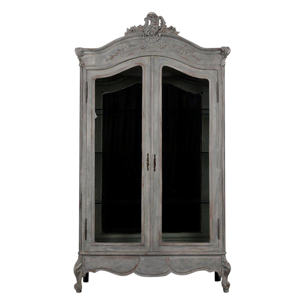 French Louis XV Style Two-Door Display Cabinet