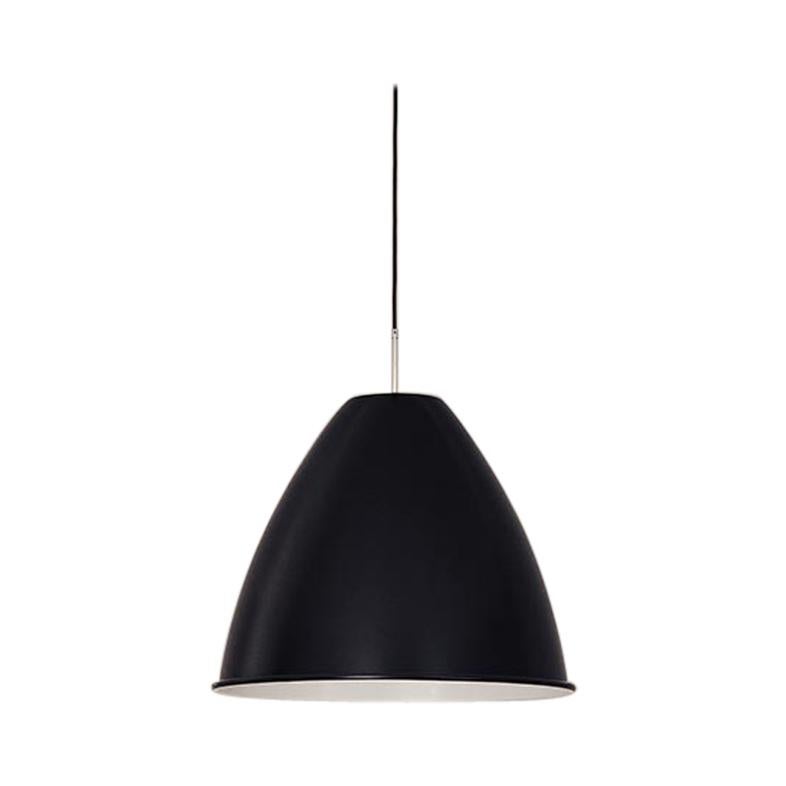 BL 9 Pendant, Brass Base, Extra Large, Grey For Sale