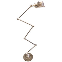 Vintage French Industrial Standard Lamp, Jieldé