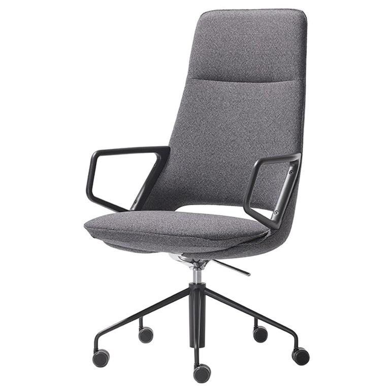 Customizable Artifort Adjustable Swivel Zuma High Back Chair by Patrick Norguet