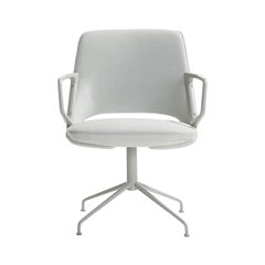 Artifort Zuma-Stuhl mit niedriger Rückenlehne in Weiß von Patrick Norguet