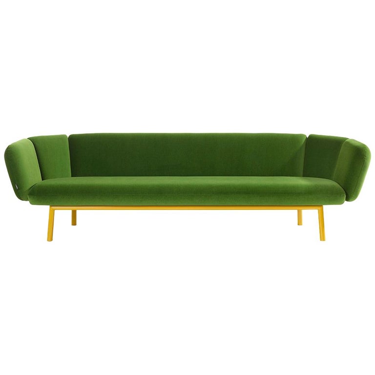 Artifort Bras Sofa in Green by Khodi Feiz For Sale