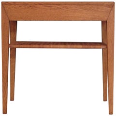 Severin Hansen Oak and Rattan Chest of Drawers Bedside Table