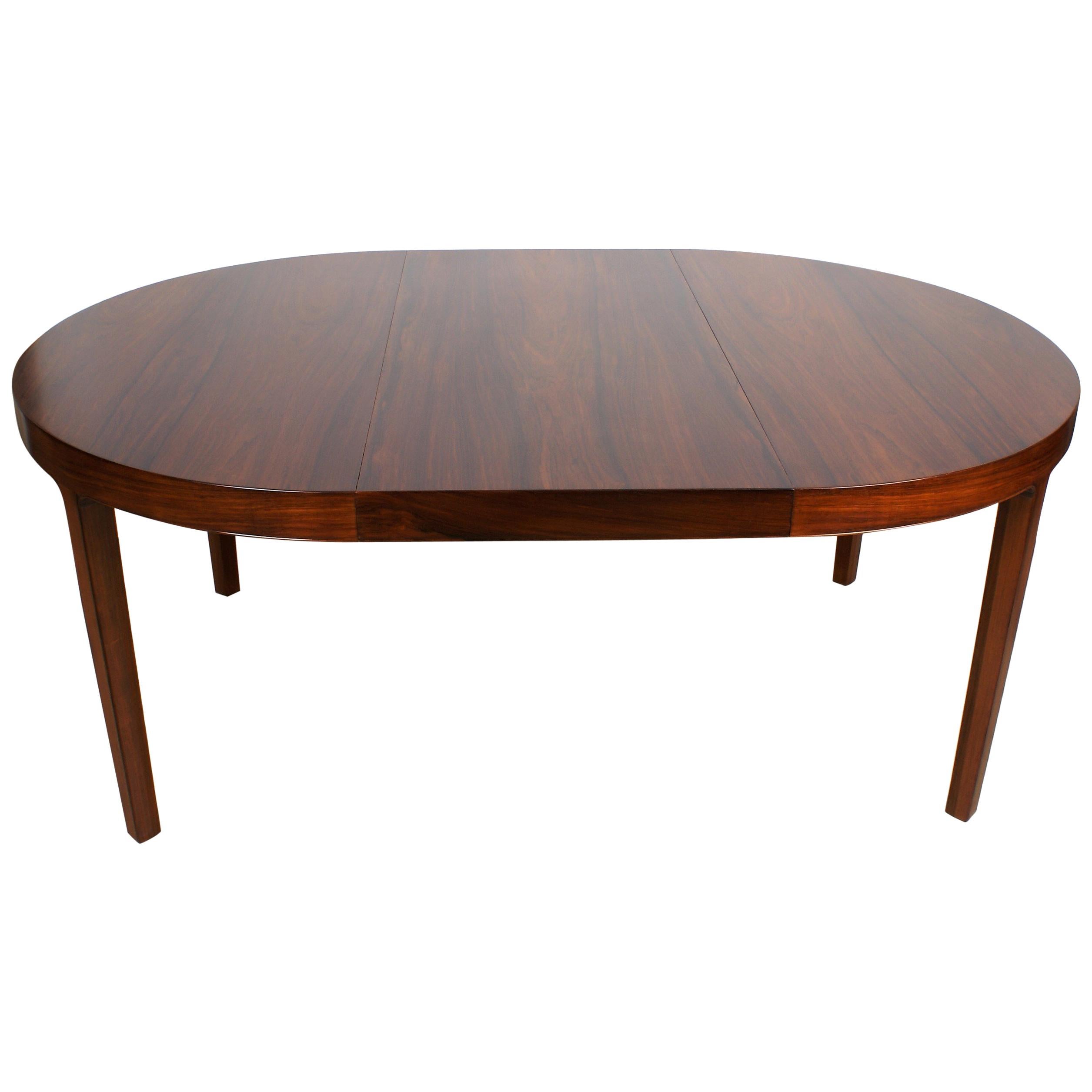 Ole Wanscher Dining Table in Rosewood by Cabinetmaker A.J. Iversen, 1942