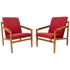 Paire de fauteuils de style scandinave du milieu du siècle dernier, années 1960