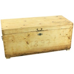 Antique Wooden Box, circa 1897