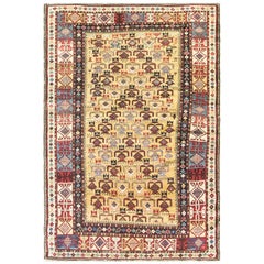 Tapis caucasien ancien Shirvan, très raffiné