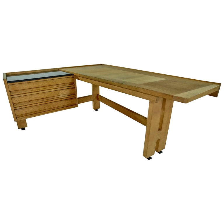 Guillerme And Chambron Solid Oak Corner Desk Votre Maison Edition