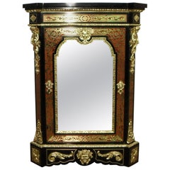 French Napoleon III Boulle Side Cabinet by Mathieu Befort