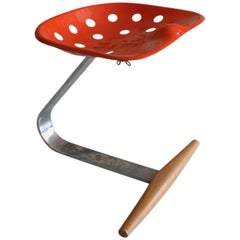 Vintage Mezzadro Tractor Stool by Achille and Pier Giacomo Castiglioni