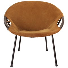 Vintage Circle Lounge Chair from Lusch Erzeugnis for Lusch & Co, 1960s