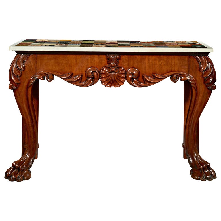 Irish Specimen Console Table by Mark, Williams and Gibton at 1stDibs