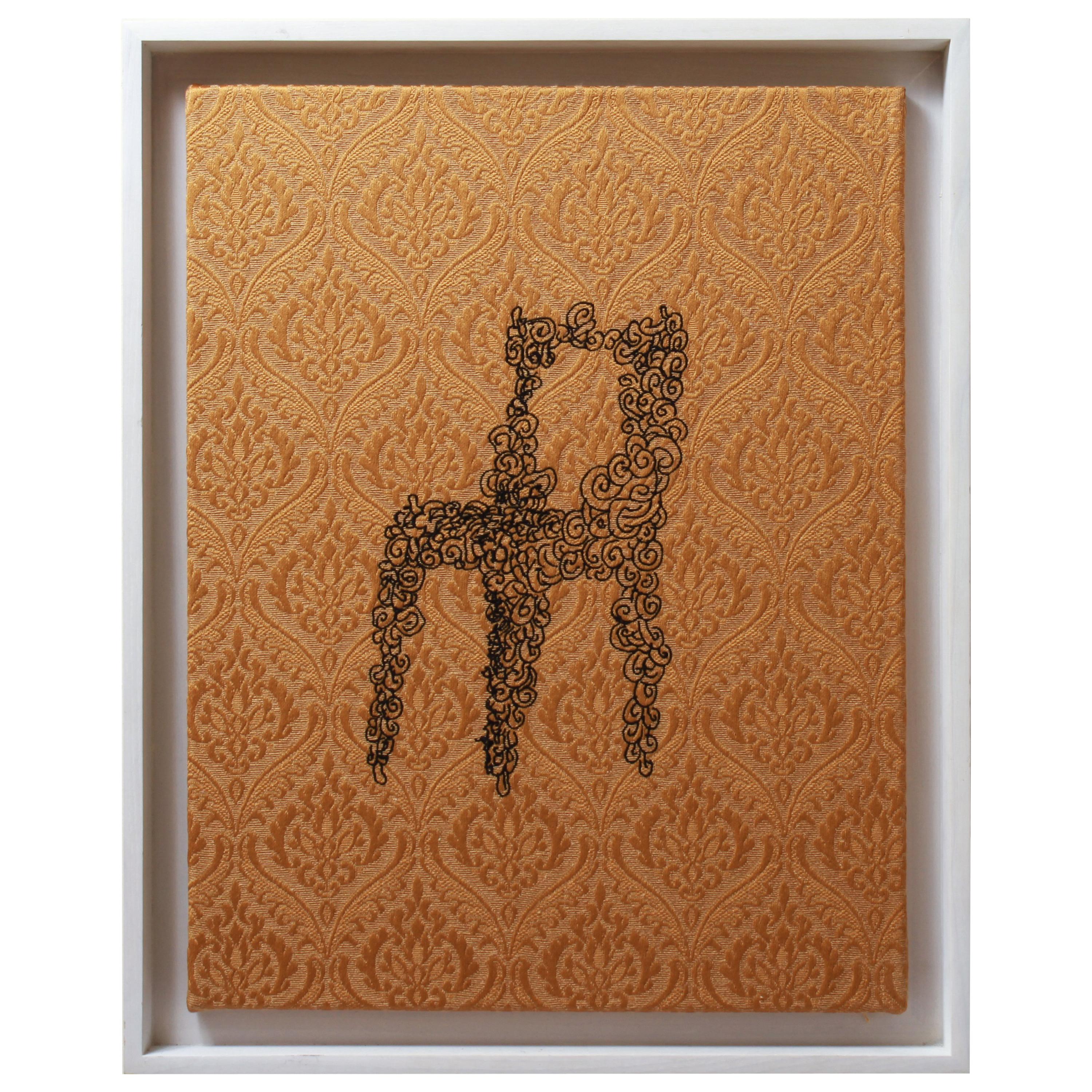 David Byrne 'Macaroni' Embroidery on Upholstery