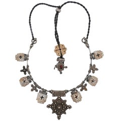Antique Custom Made Shell Necklace by Famous Moroccan Jeweler Chez Faouzi of Marrakech