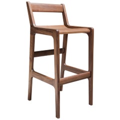'Fenelon' Bar or Counter Stool in Walnut