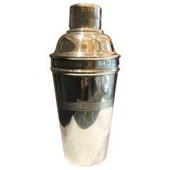 Estate English Art Deco "Gaskell and Chambers" Cocktail Shaker, circa 1930-1940