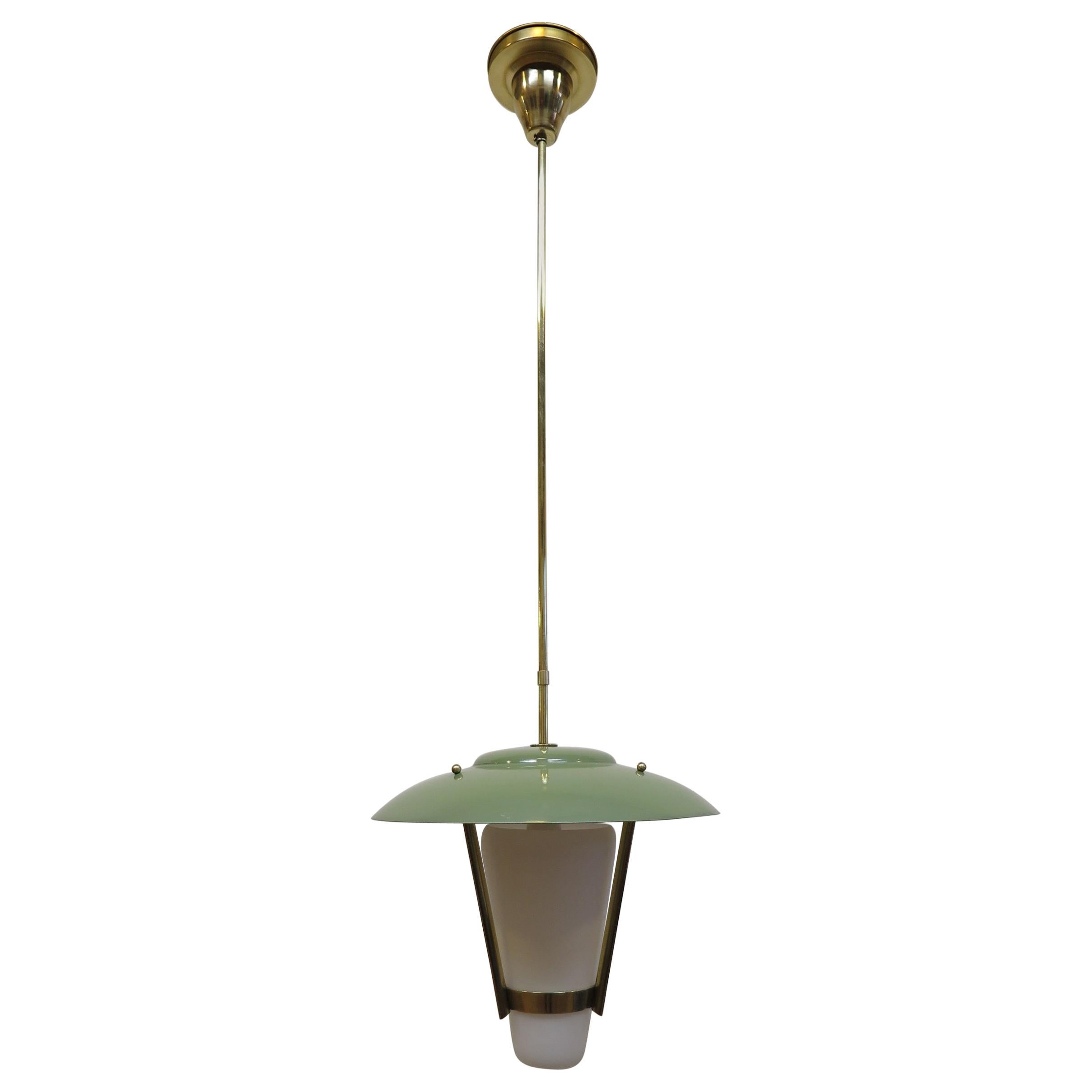 French Midcentury Pendant Maison Arlus