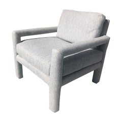 Used Parsons Drexel Mid Century Modern Parsons Armchair Attributed to Milo Baughman
