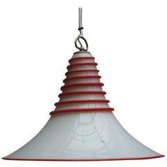 Vistosi Murano Glass Pendant Chandelier