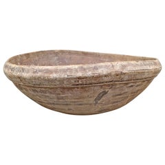19th Century Swedish Turned Wood Bowl