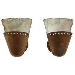 Rare Pair of Sconces by Gino Sarfatti