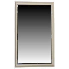 Paul Frankl Mid-Century Modern Large Lacquer Mirror for Johnson Furniture