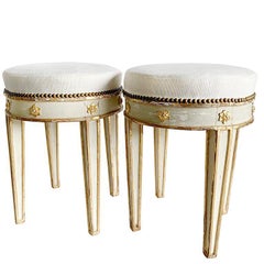 18th Century Pair of Swedish Stools