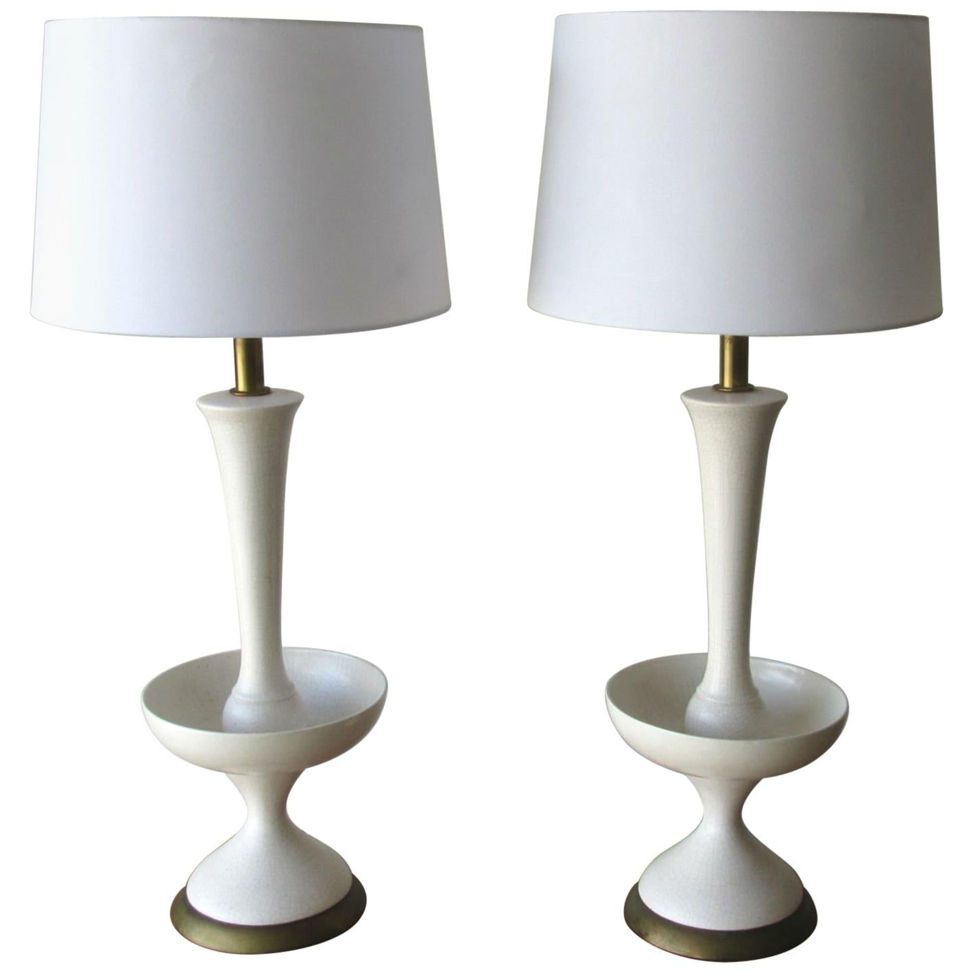 Gerald Thurston Ceramic Table Lamps 