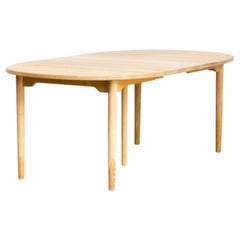 1960s Andreas Hansen Extendable Oak Dining Table