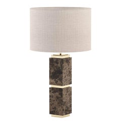 Lampe de table Empire en marbre