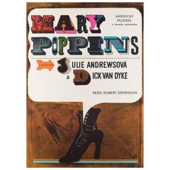 “Mary Poppins”, Czech Film Movieposter, Eva Galova, 1969