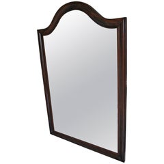 Large French Rosewood Overmantle Mirror or Dressing Mirror