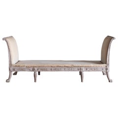 19th Century Swedish Empire Daybed