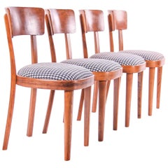 Czech Interwar Avantgard Design Dining Chairs by Jindrich Halabala 'UP Zavody'
