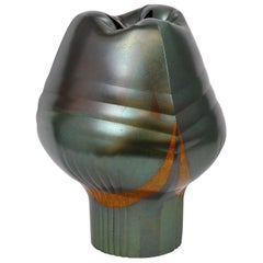 Contemporary Japanese Urushi Lacquer Vase