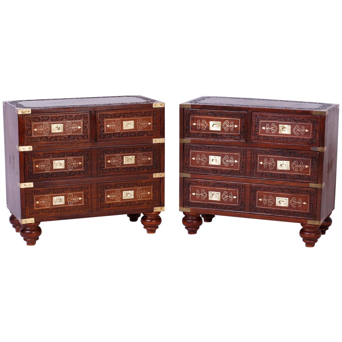Pair of Anglo-Indian Chests or Stands