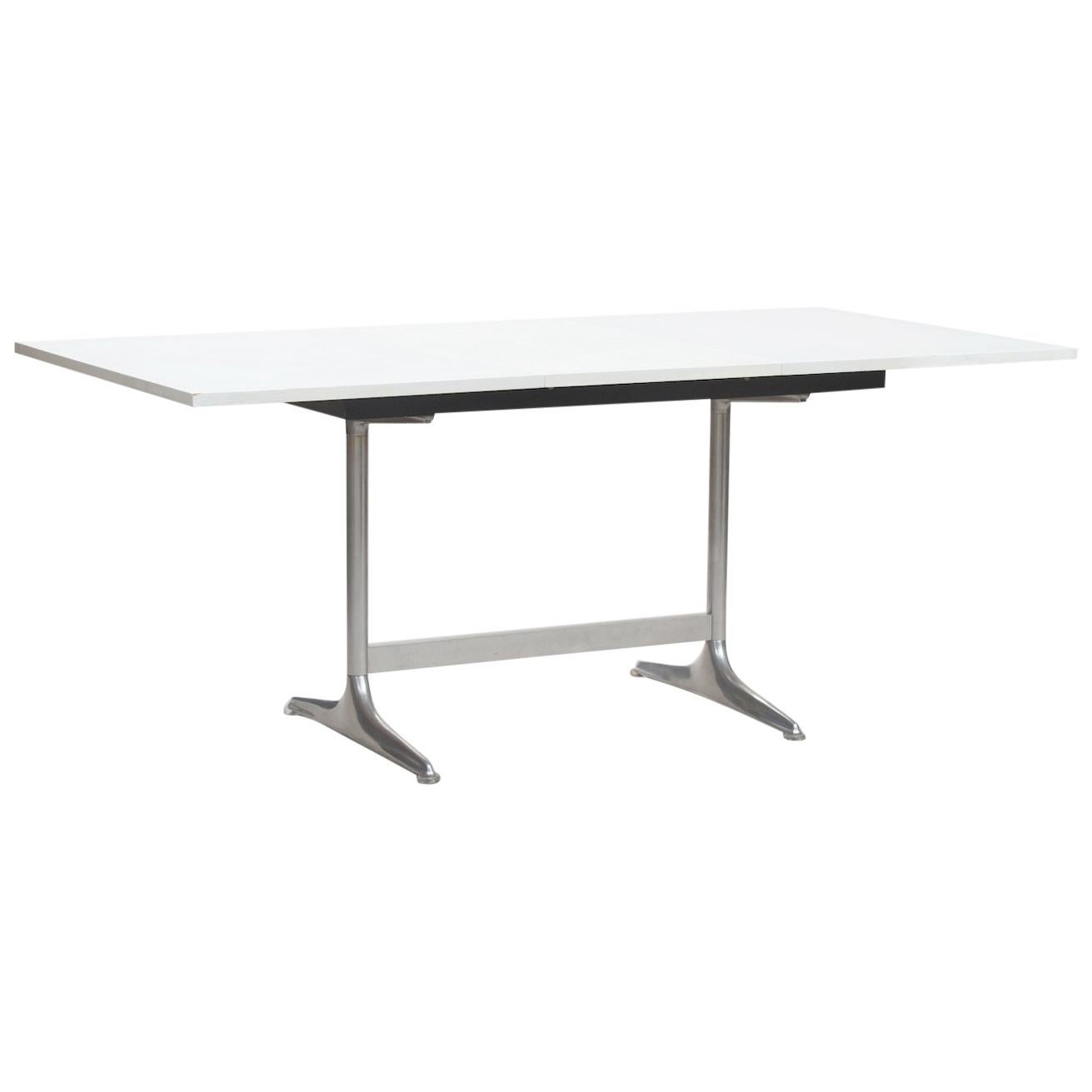 Horst Brüning Midcentury Aluminium and Wood "Sedia" Dining Table for COR, 1966