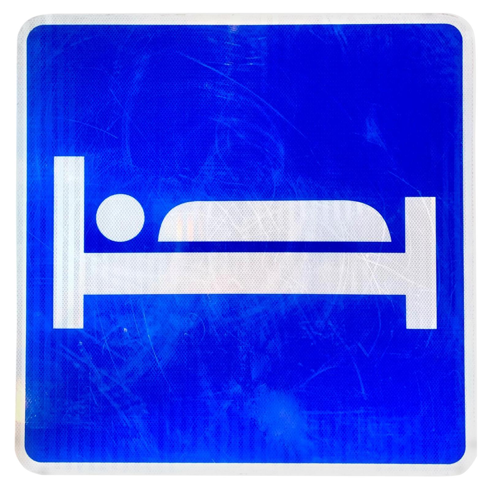 Highway „Lodging“" Highway-Schild im Angebot