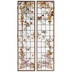 Pair of Renaissance Revival Shutters, France, circa 1900