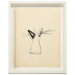 Vintage Gio Ponti Sketch "Disegni per Vasi Incrociatifor", Italy 1950