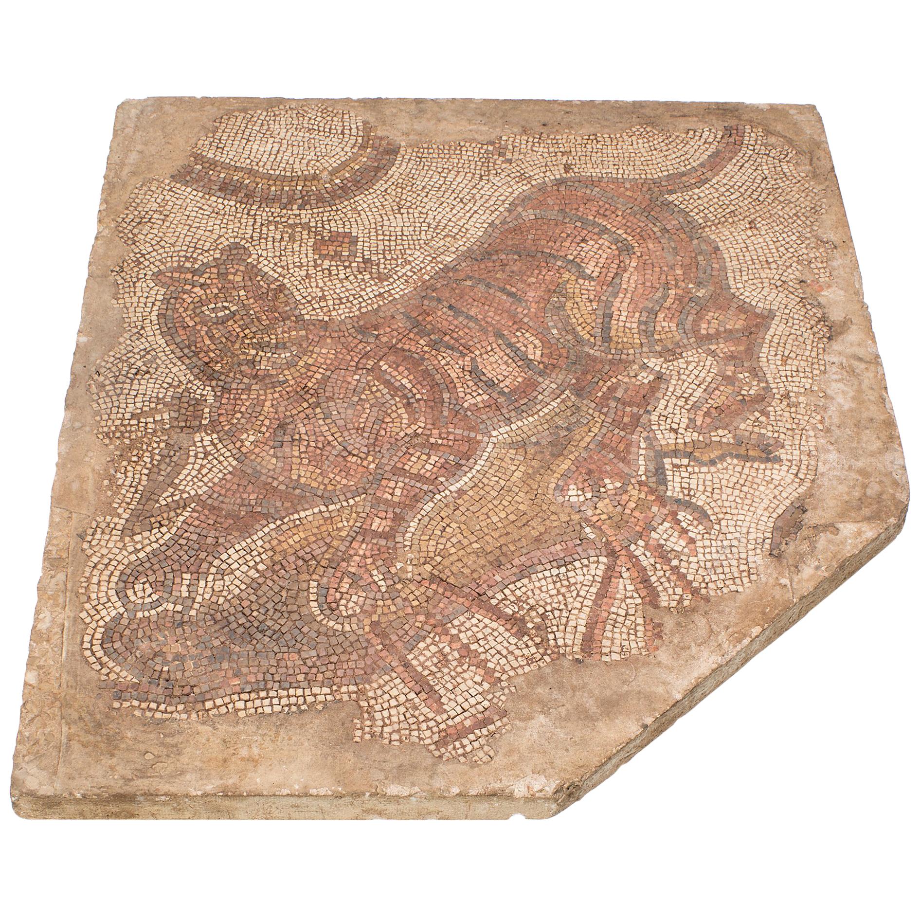 Late Roman Tiger Mosaic Table